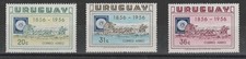 URUGUAY 1956 100° TIMBRE 3 VAL. NH MF126030