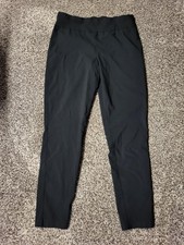 Maurices Womens  Slim Dress Pants Slacks BLACK Elastic Waist Stretch Size L