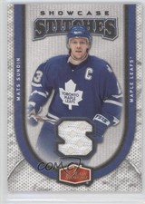 2006-07 Flair Showcase Showcase Stitches Mats Sundin #SS-SU HOF 0v1