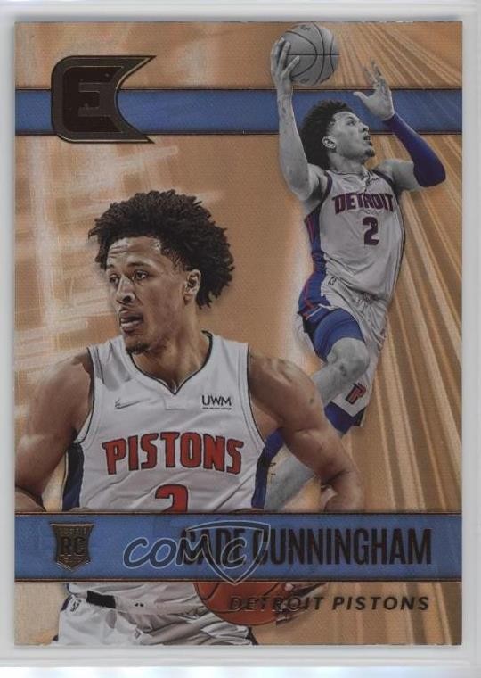 2021-22 Panini Chronicles Essentials Bronze Cade Cunningham #335 Rookie RC 5aj