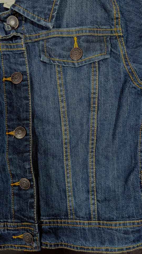 Chaqueta de Jean Cherokee Niñas Grande 10/12 Azul Jean Foto 2 de 4