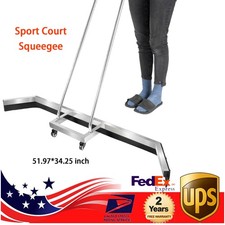 Gym Tennis Court Squeegee Dew Broom Surface Water Remover Rain Shuttle