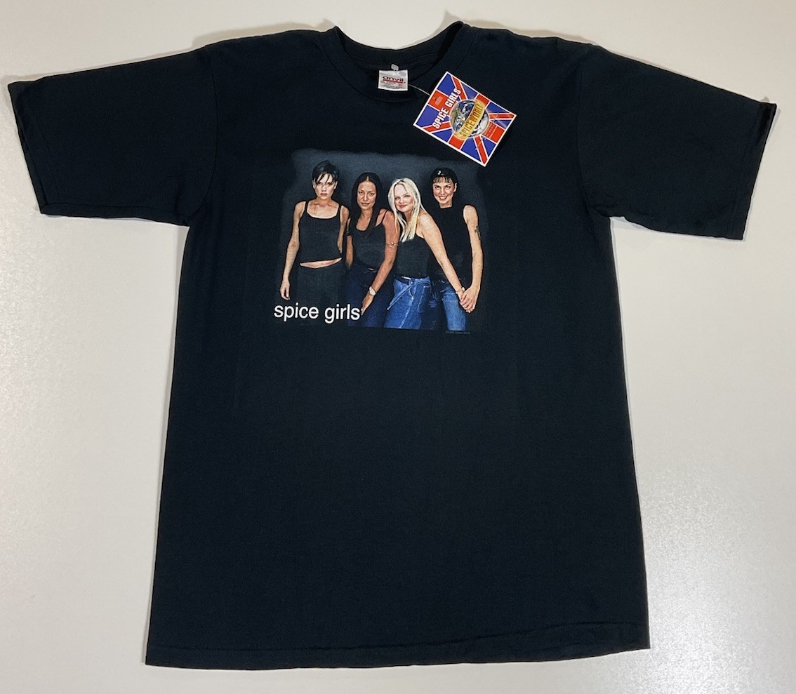 Vintage Spice Girls T Shirt Sz S NWT Old Stock Band Tee Spice