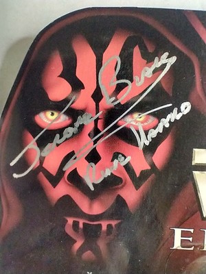 スターウォーズ　ルーンハコー　ジェロームブレイク氏サイン入りフィギュア JEROME BLAKE Signed STAR WARS RUNE HAAKO Action Figure Episode 1
