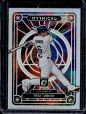 2022 Panini Donruss Optic Trea Turner Mythical Holo Prizm #MTH-4 Dodgers