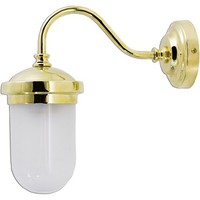 Wand Lampe Messing Glas IP43 Firenze Maritime AußEn Leuchte Hof HaustüR Eingang
