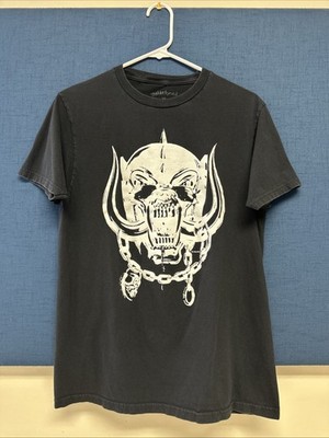 Motorhead Shirt Size M 1st Album TrackList Double Sided Overkill Bomber IronFist