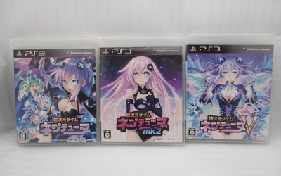 PS3 Hyperdimension Neptunia 1, mk2 & Victory 3 Spiele Japan Import PlayStation 3