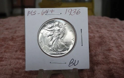 1936 SILVER WALKING LIBERTY HALF- GORGOUS UNCIRCULATED