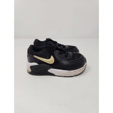 Nike Air Max Excee Child Toddler Shoes Sneakers Size 6C CD6893-006 Black Gold