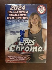2024 Topps Chrome U.S. Olympic Team Hopefuls Factory Sealed Blaster Box