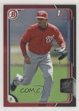 2015 Bowman Prospects Black-Red Rafael Bautista #BP42 3e3