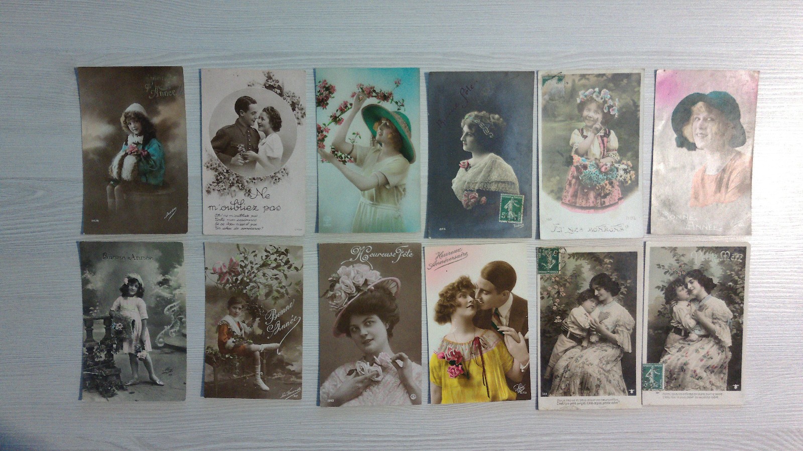 LOT NO. 17 100 postcard FANTASY child character all photographed
