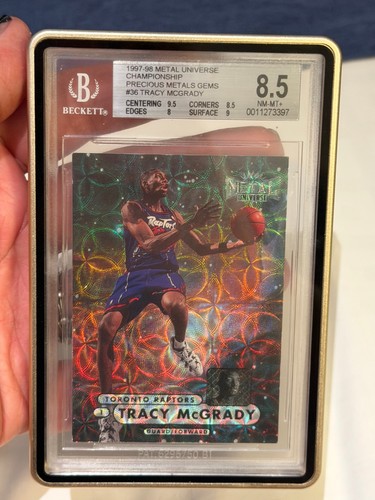 Tracy McGrady [Precious Gems] #36 1997 Metal Universe Championship card