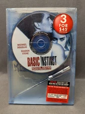 Basic Instinct (DVD, 2001, Special Limited Edition - Unrated) With Ice Pick Pen