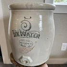 Antique Red Wing 5 gallon Ice Water Cooler Stoneware Crock