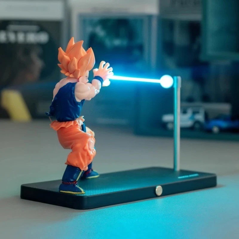 Luz Nocturna Kakarot Goku Dragon Ball Kamehameha Adornos de Atracción Magnética Foto 3 de 4