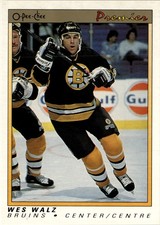 1990-91 O-Pee-Chee Premier #127 Wes Walz