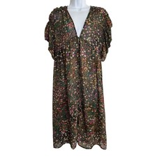 Anthropologie Valencia Dress by Akemi + Kin Size XSMALL Boho Floral VNeck