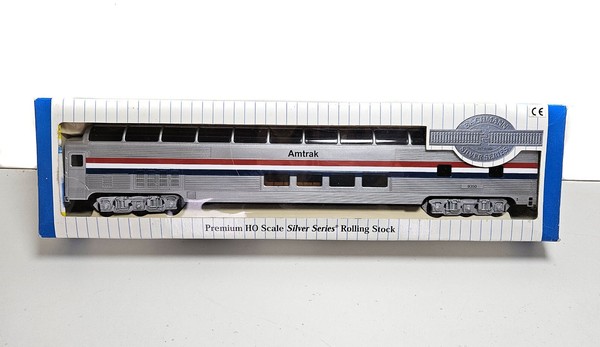 BACHMANN SILVER SERIES AMTRAK CUPULA COMPLETA COCHE PASAJEROS PREMIUM HO SCALE