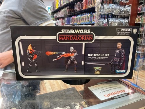 The Rescue set: The Mandalorian Star Wars (The Vintage Collection, Hasbro)