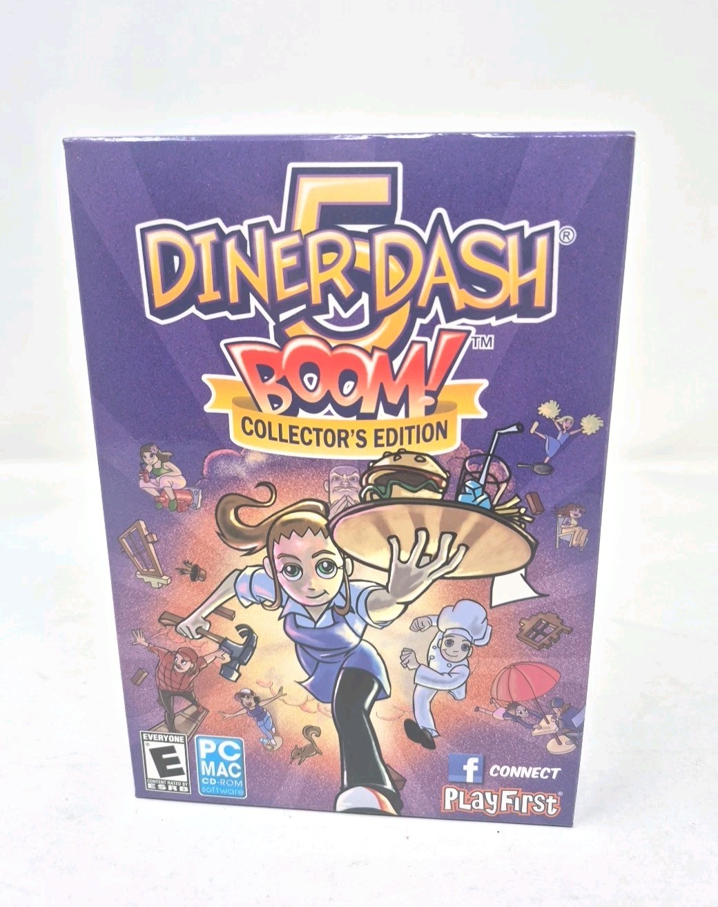 Diner Dash 5 Boom! - Collector's Edition- Windows/Mac - New Sealed 