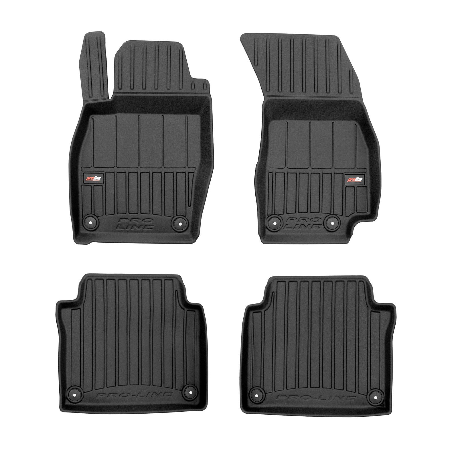 Tapis de sol Audi A8 S8 D5 version courte 2018-2026 en caoutchouc noir premium