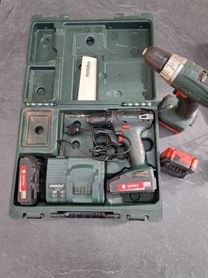 Metabo Akkuschrauber BS 18, 2 Akkus, Bohrmaschine, inkl. BS 14,4