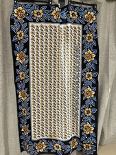 African Traditional Kanga Fabric Khanga Sarong for Crafts, Kenya