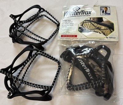 WinterTrax Ice & Snow Traction Cleats One Size Fits Most+1 Set Yak Trax Opened