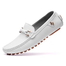 Mocassini uomo mocassini morbidi vera pelle scarpe basse guida scarpe casual morbide