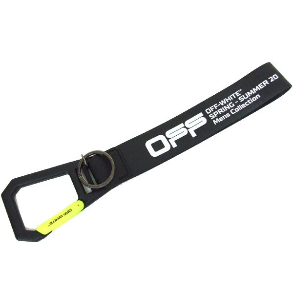 Off white keychain rubber sale