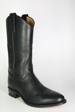 5588 Sendra Stivali Cowboy Richard Nero Stivali Western in Pelle