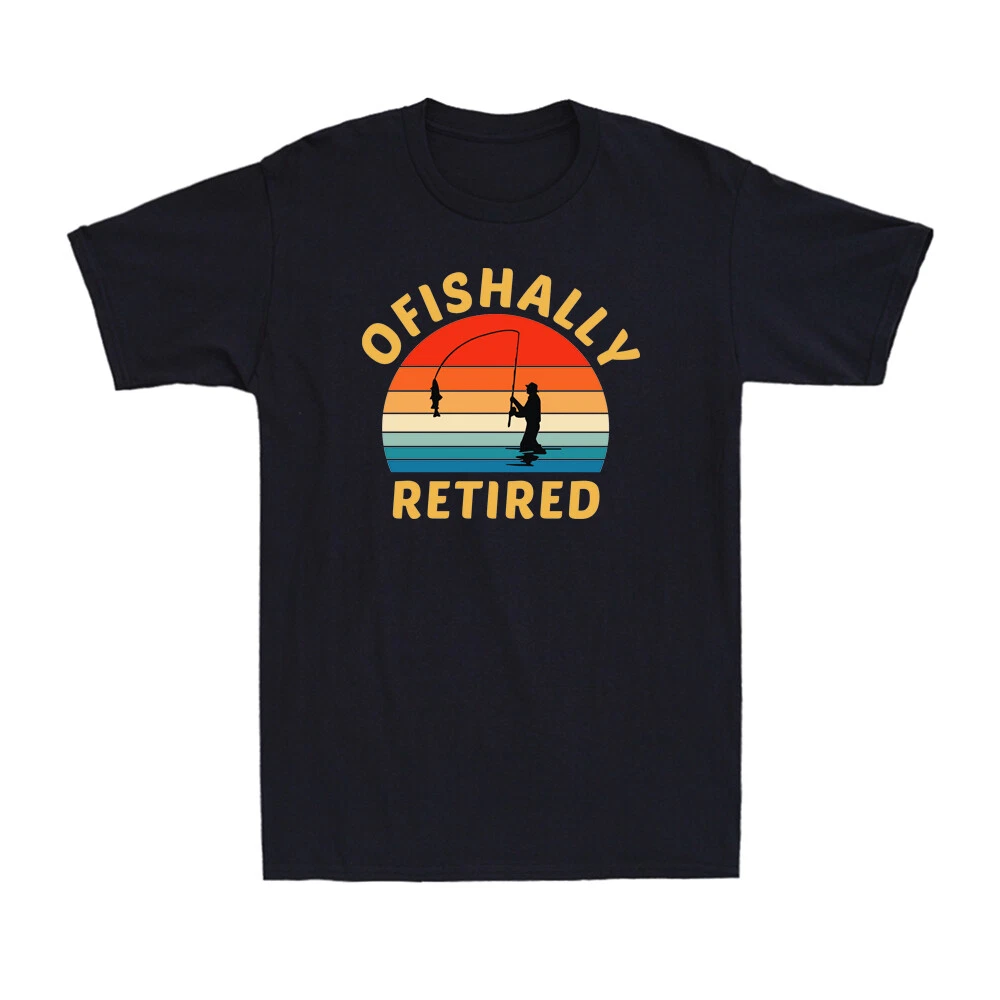 Vintage Ofishally Retired Fishing Sunset Fisherman Retirement Men's T-Shirt
Opens in a new window or