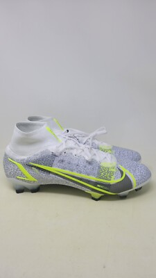 Nike Mercurial Superfly 8 Elite FG 'White Volt' Soccer Cleats