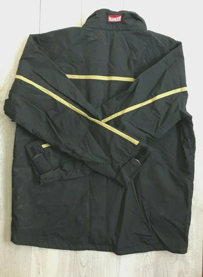 Куртка лыжная Marker мужская XL на молнии с карманами на молнии на шнурке на талии черная - Изображение 2 из 4