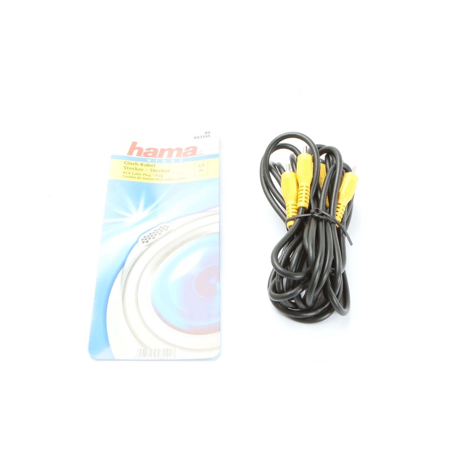 Hama Cinch Cable Plug-Plug 2 Meters + Top (265756)