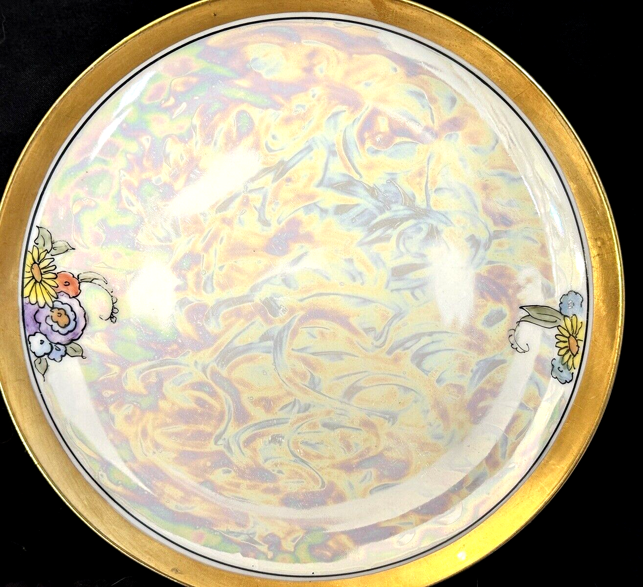 🎥 Hand Painted Porcelain Bavaria Plate 7.5