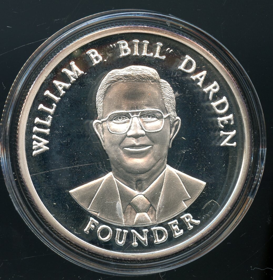 Red Lobster 25th Ann 1968-1995 Bill Darden Rare 1oz .999 Silver