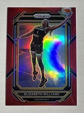 2023 Panini Prizm WNBA /199 Red Prizm #21 Elizabeth Williams Chicago Sky