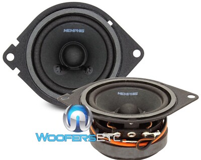 MEMPHIS PRX275 2.75'' CAR AUDIO JEEP DASH MIDS COAXIAL TWEETERS SPEAKERS PAIR NEW