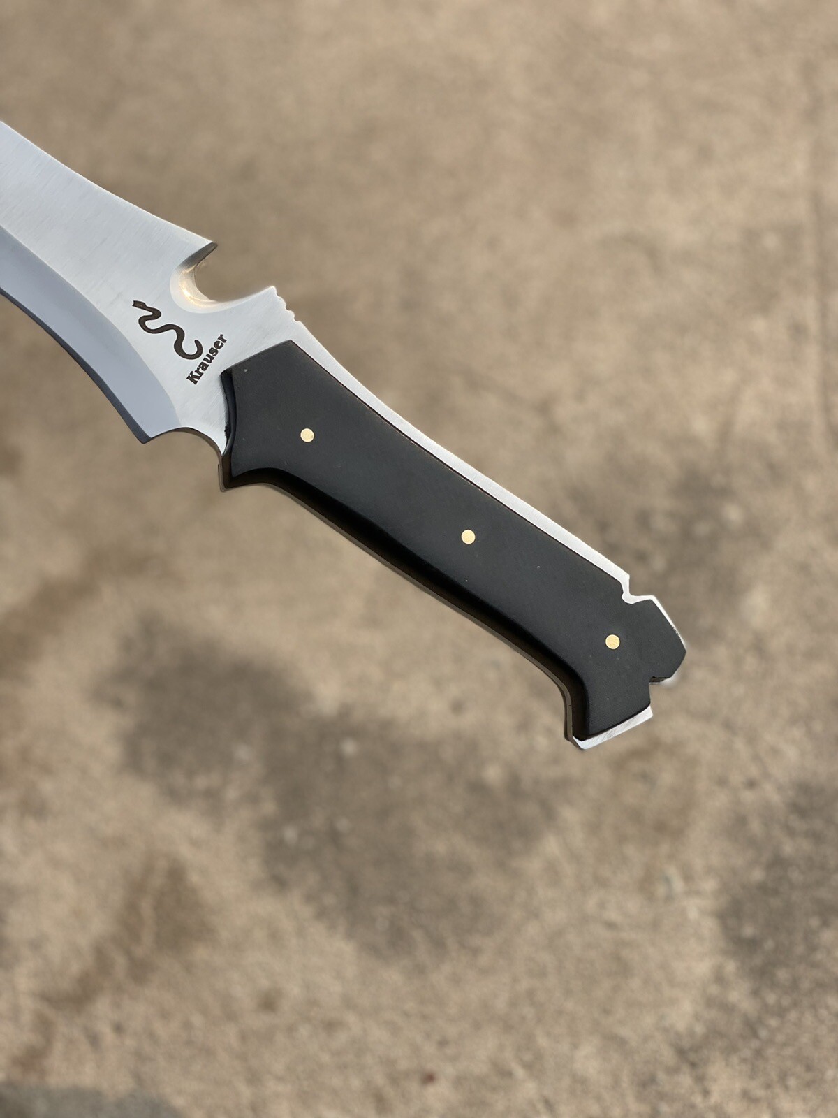 Handmade Leaf Spring Steel RE4 Krauser's Knife,Bowie knife,Tactical Knife 2