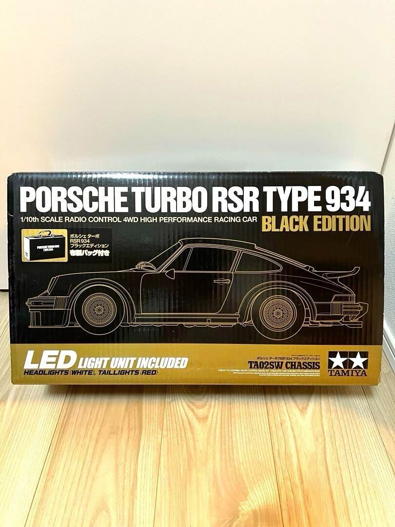 1/10 Tamiya Porsche Turbo RSR 934 Black Edition TA02SW RC Car Kit
