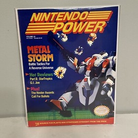Nintendo Power #22 1991 Metal Storm No Address 100% Complete Poster NES