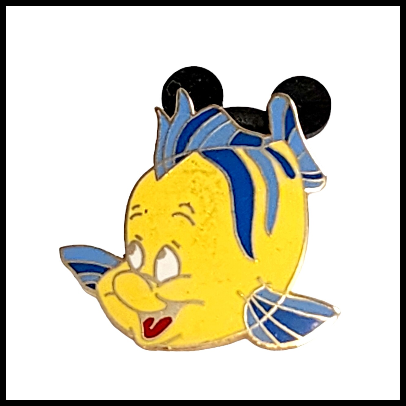 Disney Pin 1The Little Mermaid Flounder Looking Up Swimming 2005