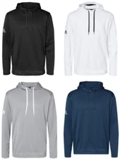 Adidas Golf - Men's S-4XL Textured Mixed Media Hoodie, Logo Hooded Sweatshirt