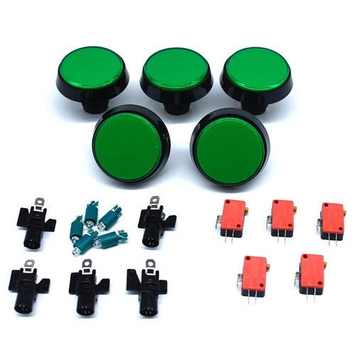 60mm Arcade Button LED Dome Illuminated with Microswitch For JAMMA MAME Game New - Picture 26 of 46