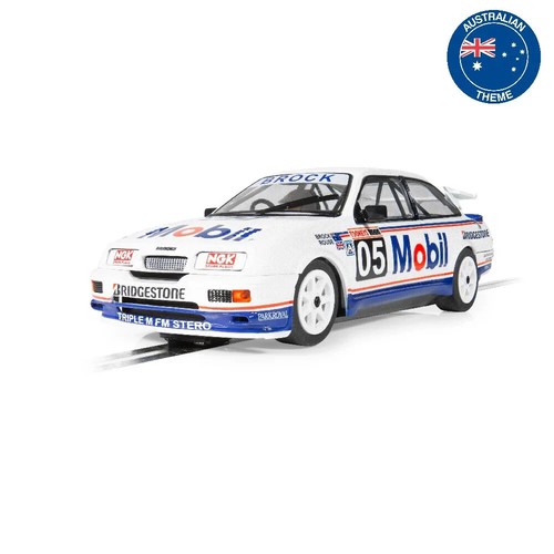 SCALEXTRIC FORD SIERRA RS500 PETER BROCK BATHURST 1989 RACE SLOT CAR