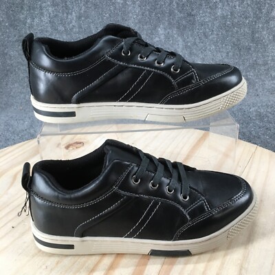 Steve Madden Shoes Youth 5 B Jaydenn Sneakers Lace Up 752 Black Casual Low Top