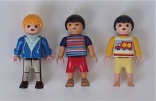 Playmobil Children  3 x Assorted Boys Mint Condition